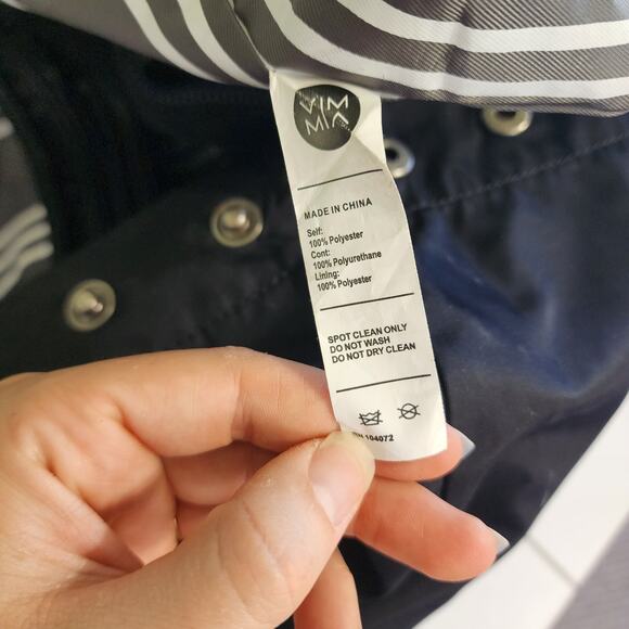 Vimmia Active Convertible Backpack Tote Bag Black Travel Zip Bottom Faux Leather - Picture 14 of 16